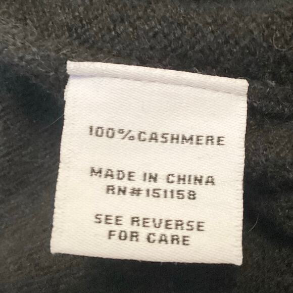 525 America 100% Cashmere Gray Marled Ombré Duster Open Cardigan S - Picture 8 of 10